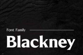 Blackney Font Family