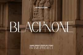 Blacknone Demo Font