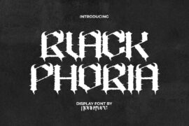 BlackPhobiaDemo Font