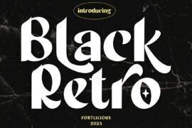 BlackRetro Font