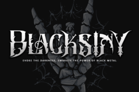 Blacksiny – Personal use Font
