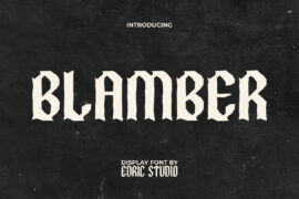 BlamberDemo Font