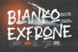 Blanko Exfrone Font