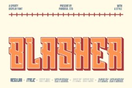 Blasher DEMO Font
