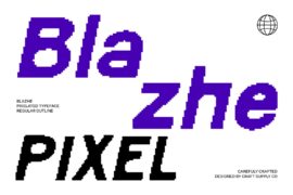 Blazhe Pixel Demo Font