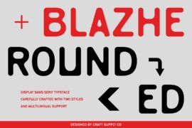 Blazhe Rounded Demo Font