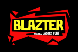 BLAZTER Font