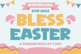BLESS EASTER Font
