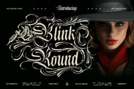 Blink Round Font