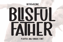 Blisful Father Font