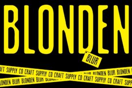 Blonden Blur Demo Font