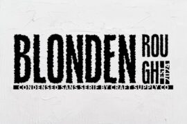 Blonden Rough Demo Font