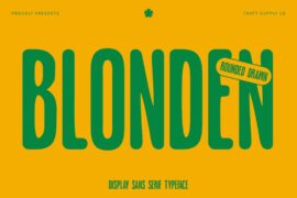 Blonden Rounded Drawn Demo Font
