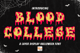 Blood College Font