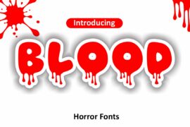 Blood Font