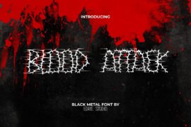 BloodAttackDemo Font