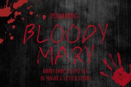 Bloody Mary rev1 Font