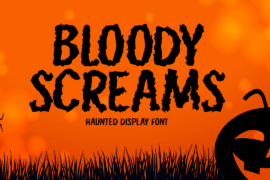 Bloody Screams Font