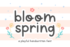 Bloom Spring Font