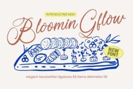 Bloomin Gflow Font