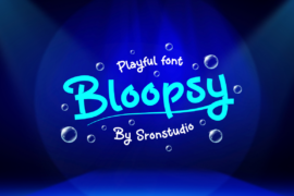 Bloopsy Font