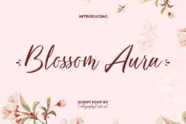 Blossom Aura Demo Font
