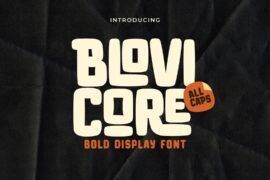 Blovi Core Demo Font