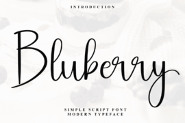Bluberry Font