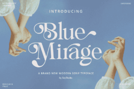 Blue Mirage DEMO Font