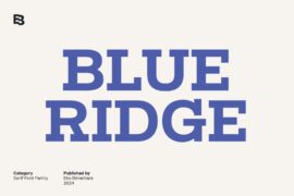 BLUE RIDGE Font