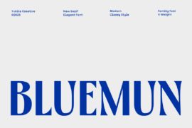 Bluemun Font