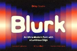 Blurk Demo Font
