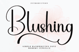 Blushing Bride Font