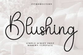 Blushing Bridge Font