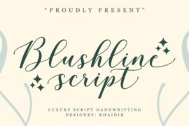 Blushline Script Font