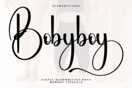 Bobyboy Font