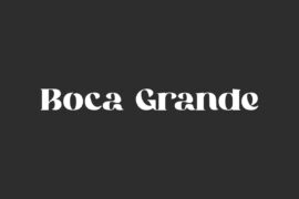 BocaGrandeDemo Font