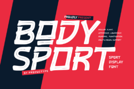 BODYSPORT PERSONAL Font Family