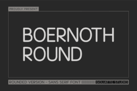 Boernoth Round Font