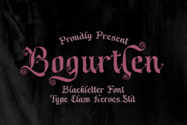 Bogurtlen DEMO Font