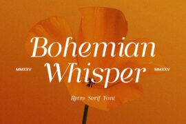 BohemianWhisper Font