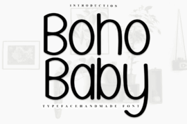 Boho Baby Font