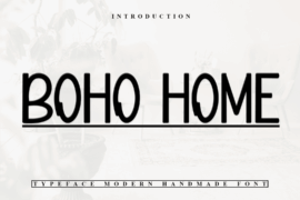 Boho Home Font