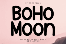 BoHo Moon Font