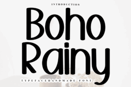 Boho Rainy Font