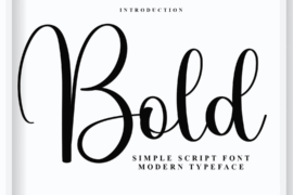 Bold Font
