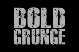 Bold Grunge Font
