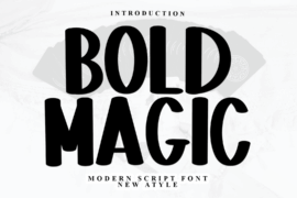 Bold Magic Font