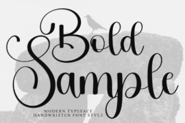 Bold Sample Font