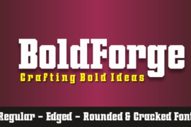BoldForge Demo Font Family